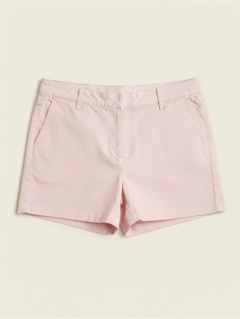 J.Crew Crewcuts Girls Frankie Chino Shorts Light Pink Size 7 Cotton
